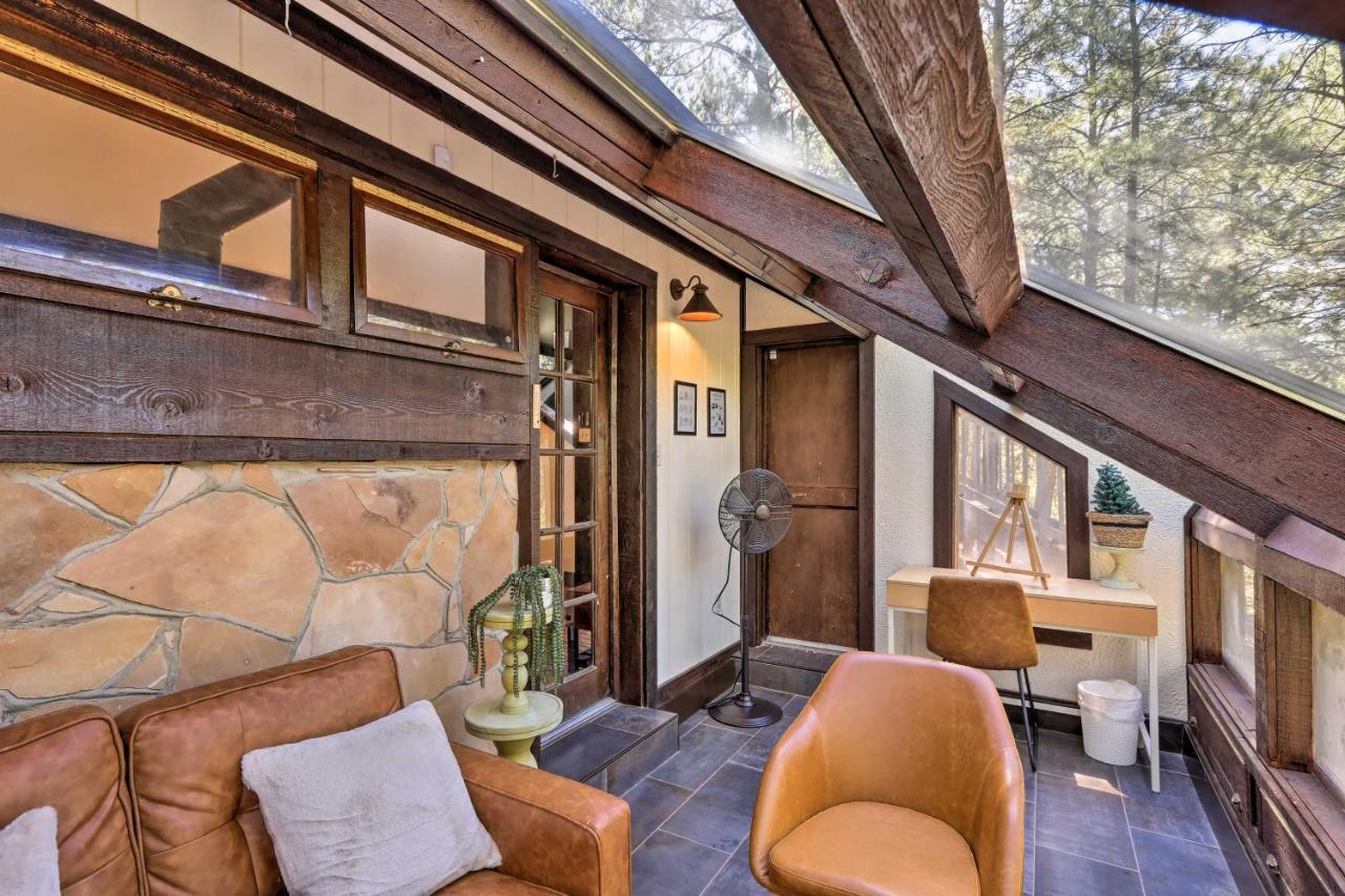 Woodsy Flagstaff Hideaway With Deck And Sunroom! Mountainaire Ngoại thất bức ảnh